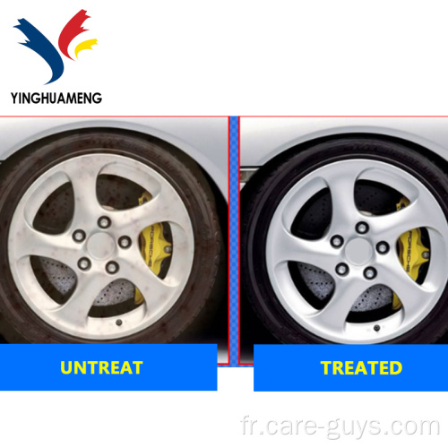 Concentrer la solution Rust Remover Tire Shine Wheel Cleaner